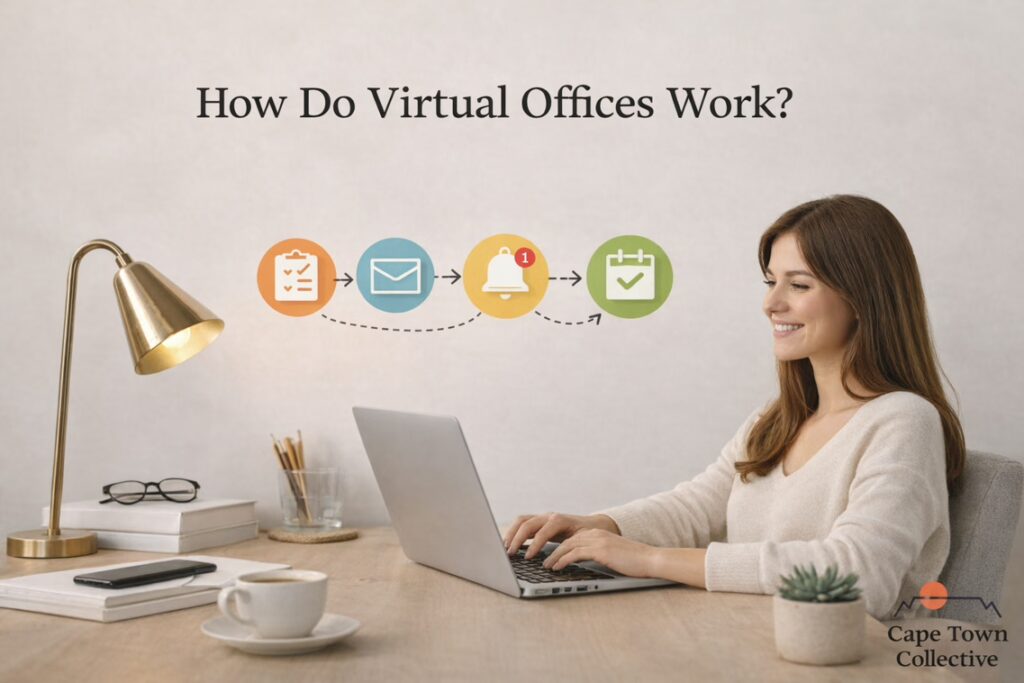 How do virtual offices work in South Africa article